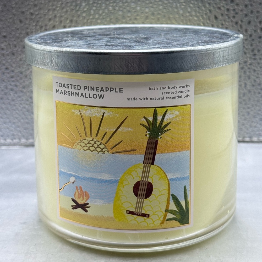 Bath & Body Works Toasted Pineapple Marshmallow 3 Wick Candle